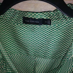 The Limited green blouse size xl